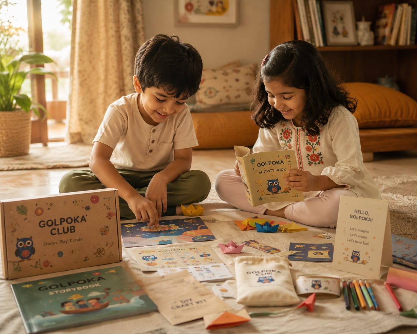Golpoka Club monthly creative box